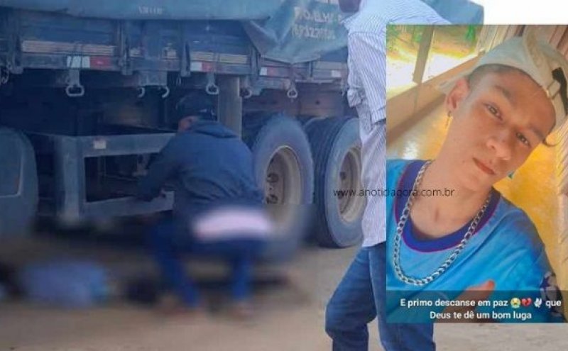 Em Rondônia jovem de 16 anos morre ao bater Honda Pop em caminhão Volvo 